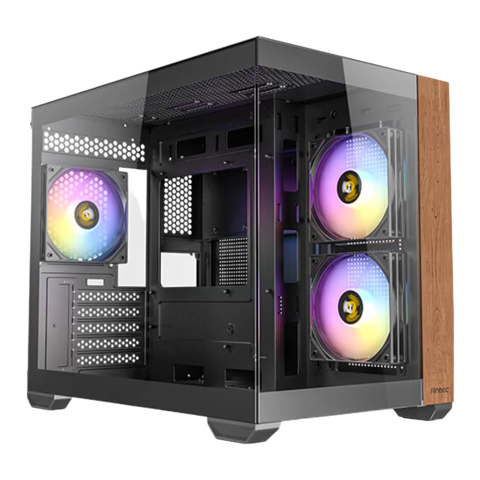מארז מחשב Antec CX600M Wood ARGB