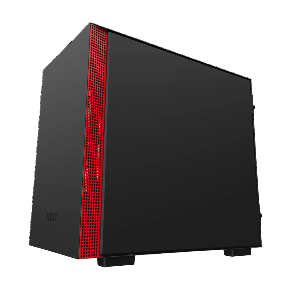 מארז מחשב NZXT H210 Matte Black/Red