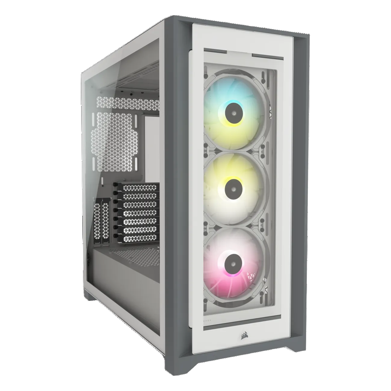 מארז מחשב Corsair iCUE 5000X RGB Smart TG White