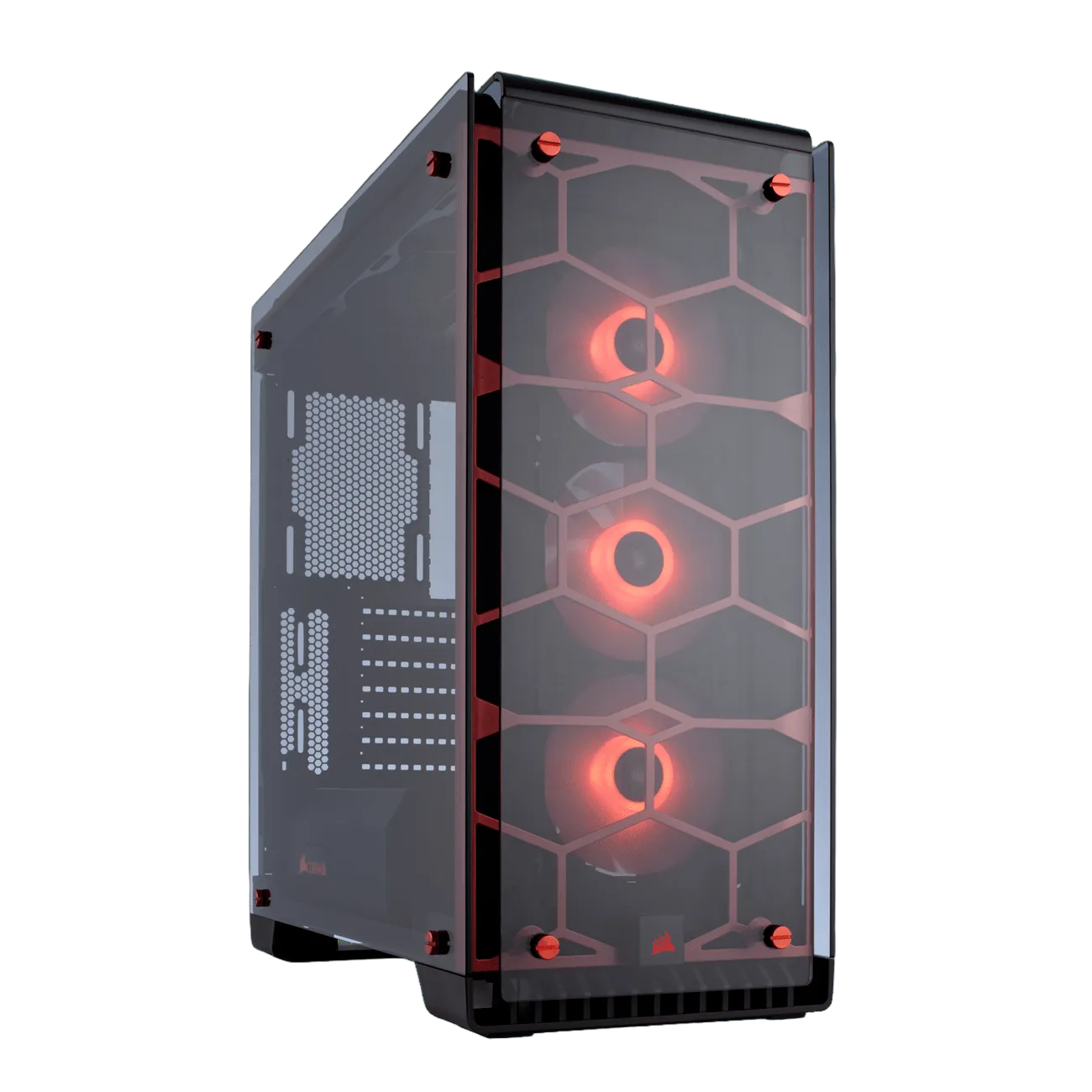 Corsair Crystal 570X RGB ATX Mid-Tower Case Red