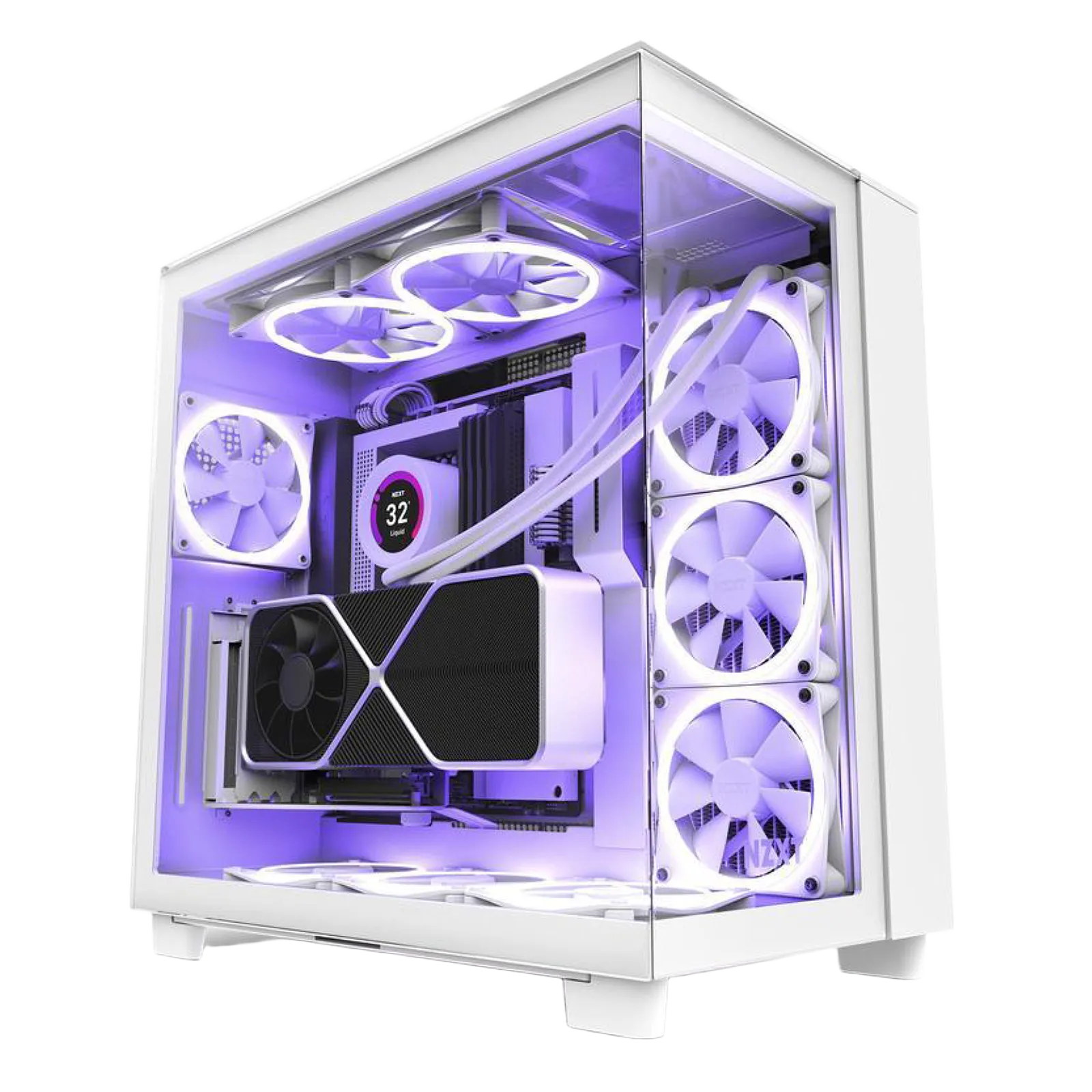 מארז מחשב NZXT H9 Elite White