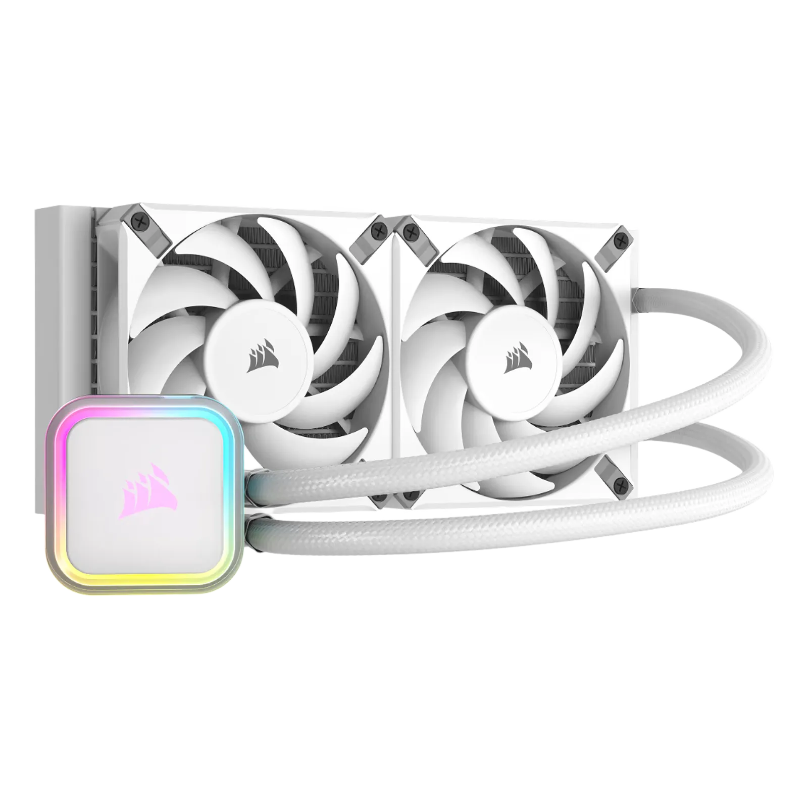 Corsair iCUE H100i RGB ELITE 240mm White Liquid CPU Cooler