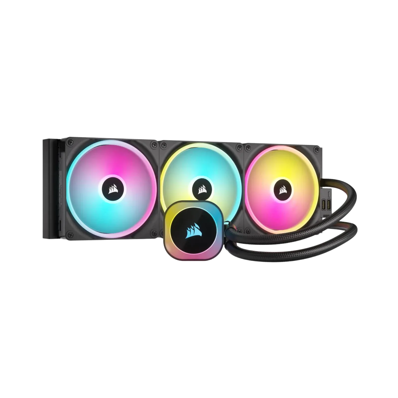 Corsair iCUE LINK H170i RGB AIO 420mm Liquid CPU Cooler Black