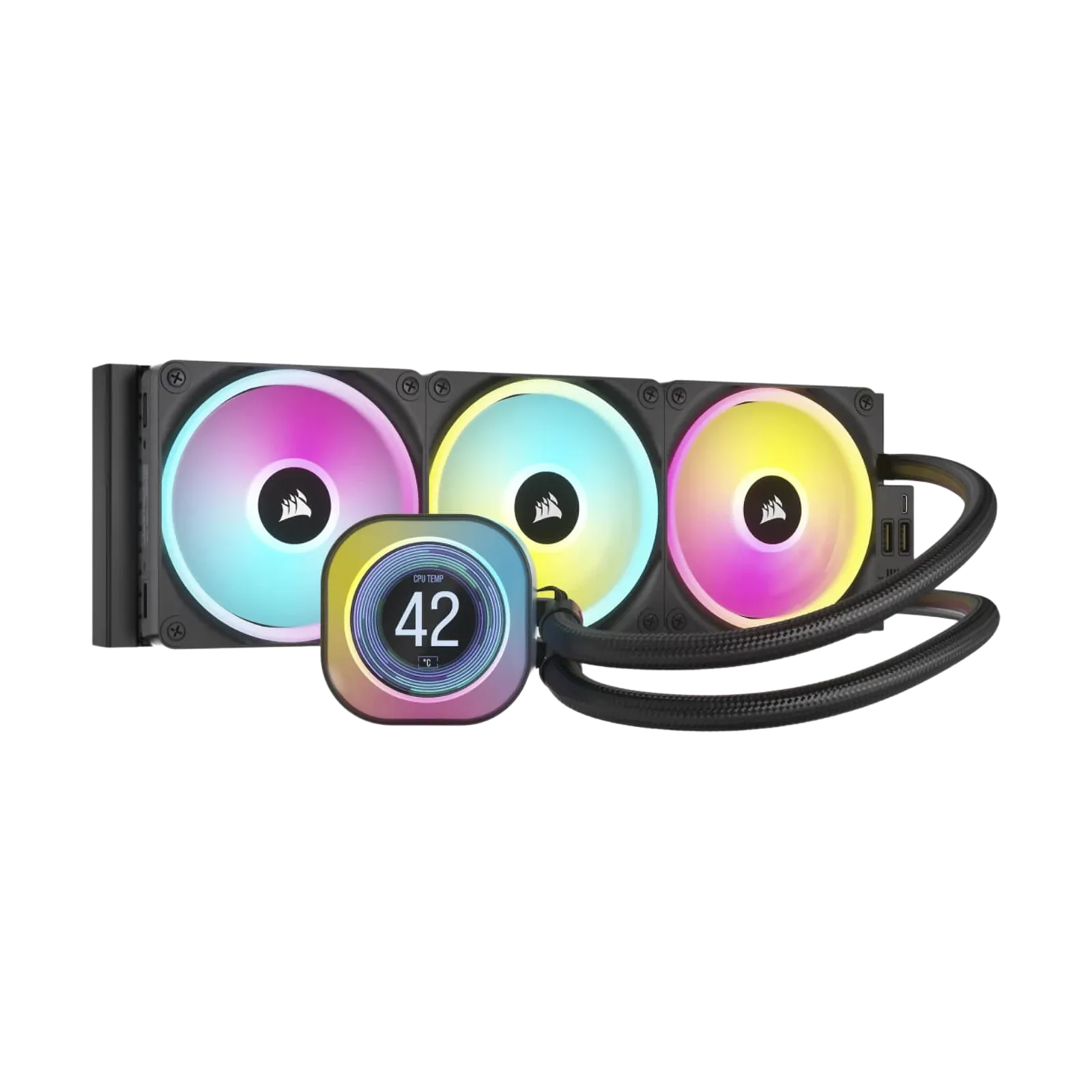 Corsair iCUE Link LCD H150i RGB Performance Liquid CPU Cooler
