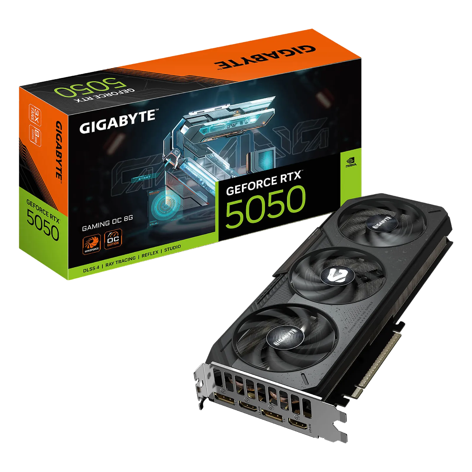 Gigabyte GeForce RTX 5050 GAMING OC 8G GV-N5050GAMING OC-8GD