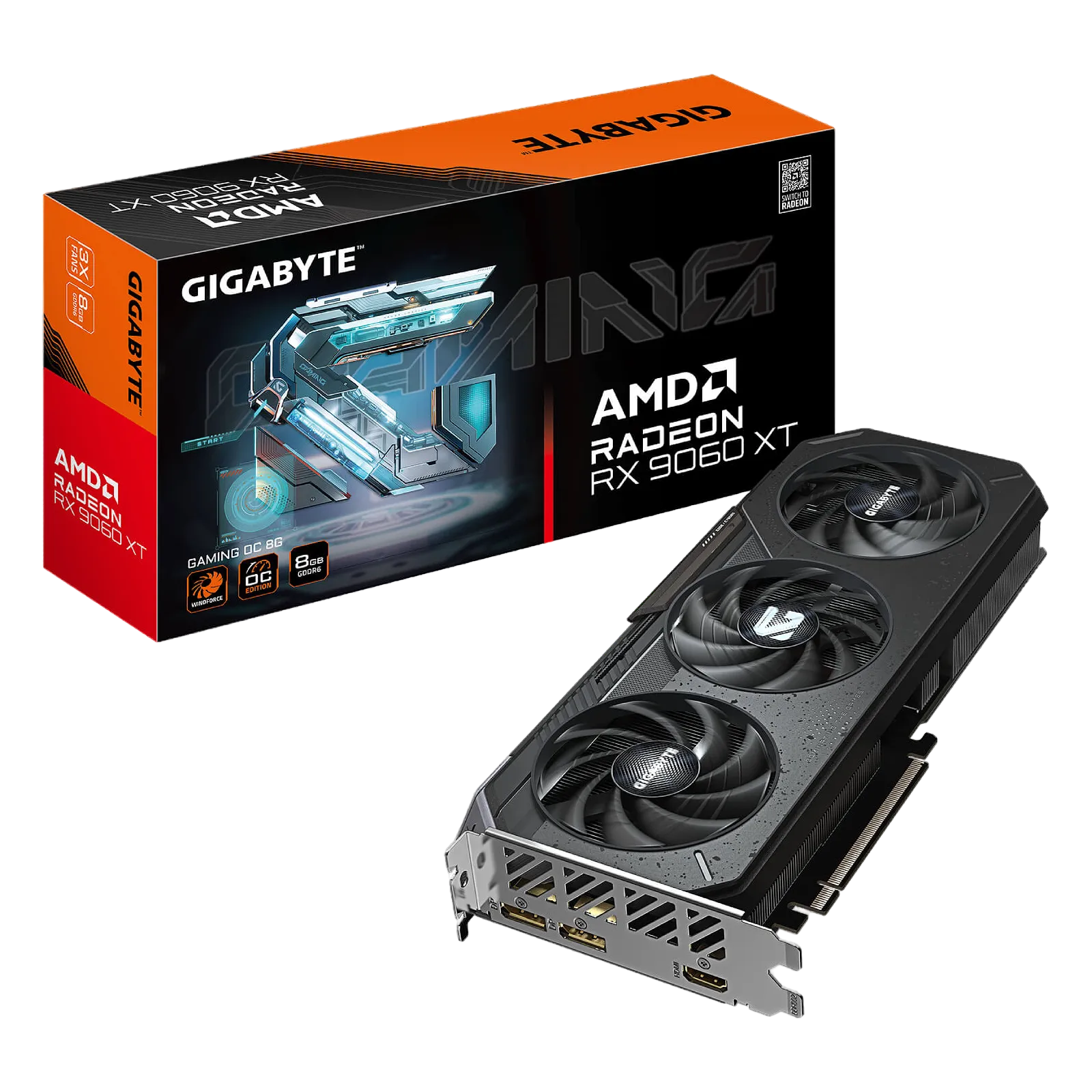 Gigabyte Radeon RX 9060 XT GAMING OC 8G GV-R9060XTGAMING