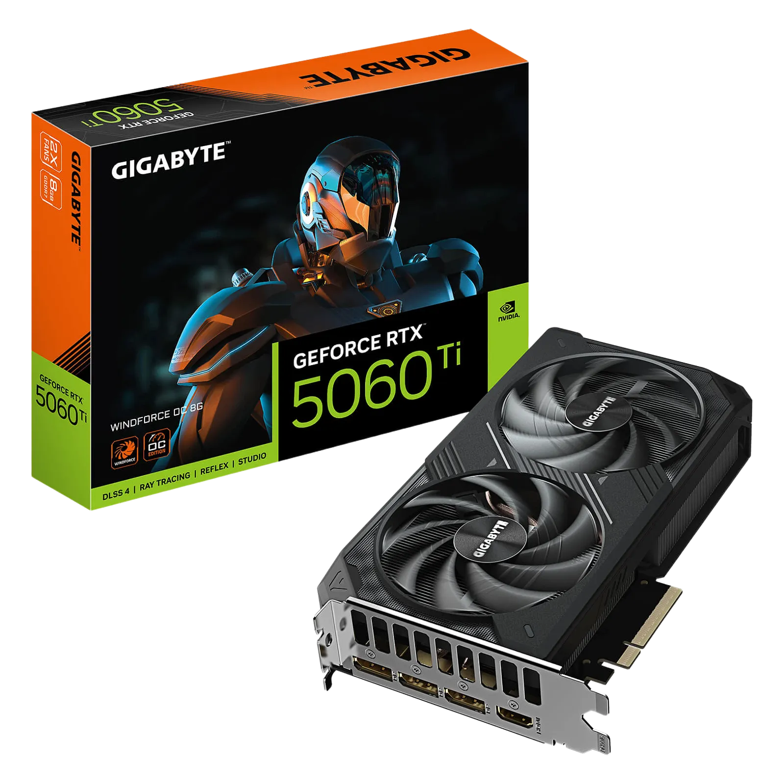 Gigabyte GeForce RTX 5060 Ti WINDFORCE OC 8G GV-N506TWF2OC-8GD