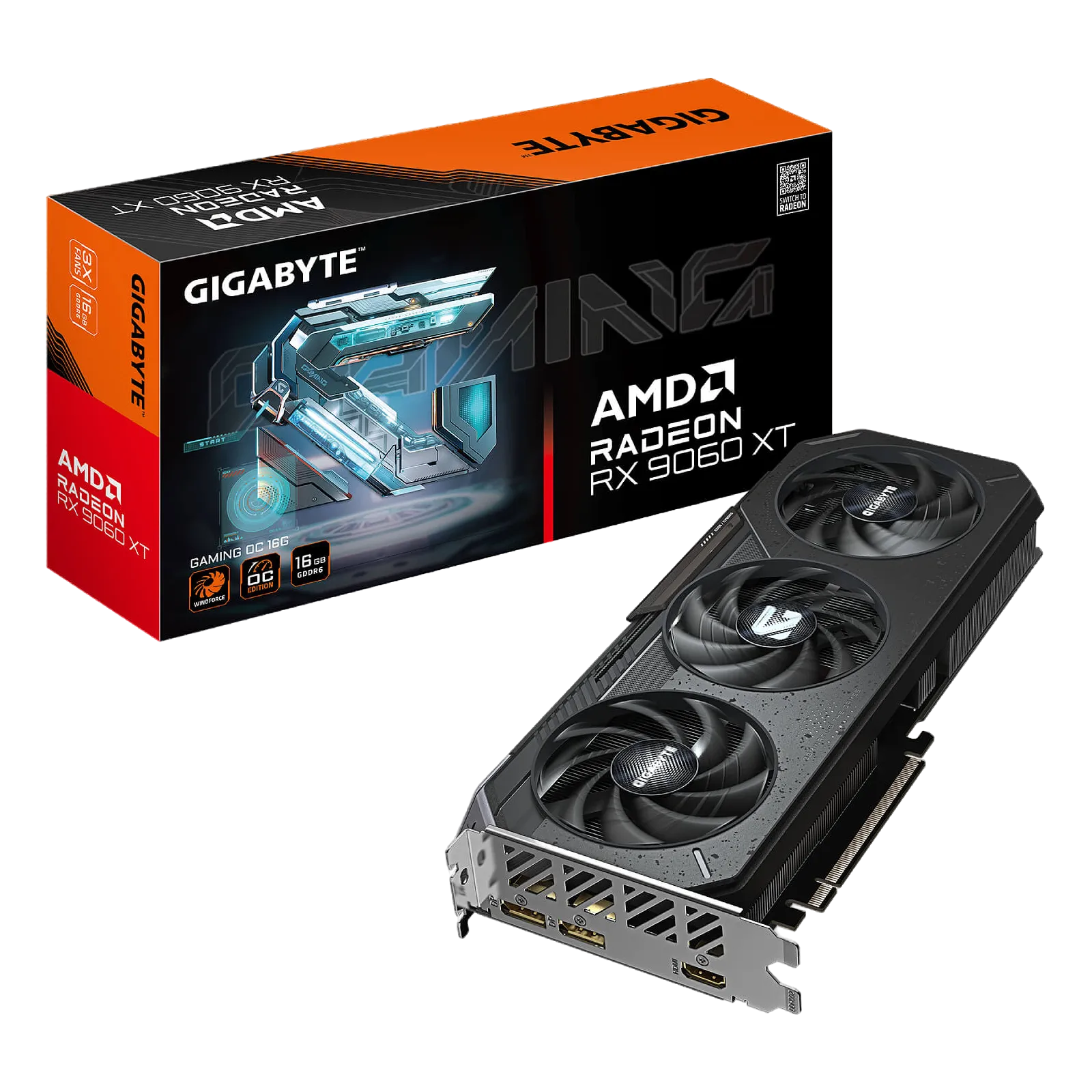 Gigabyte Radeon RX 9060 XT GAMING OC 16G GV-R9060XTGAMING