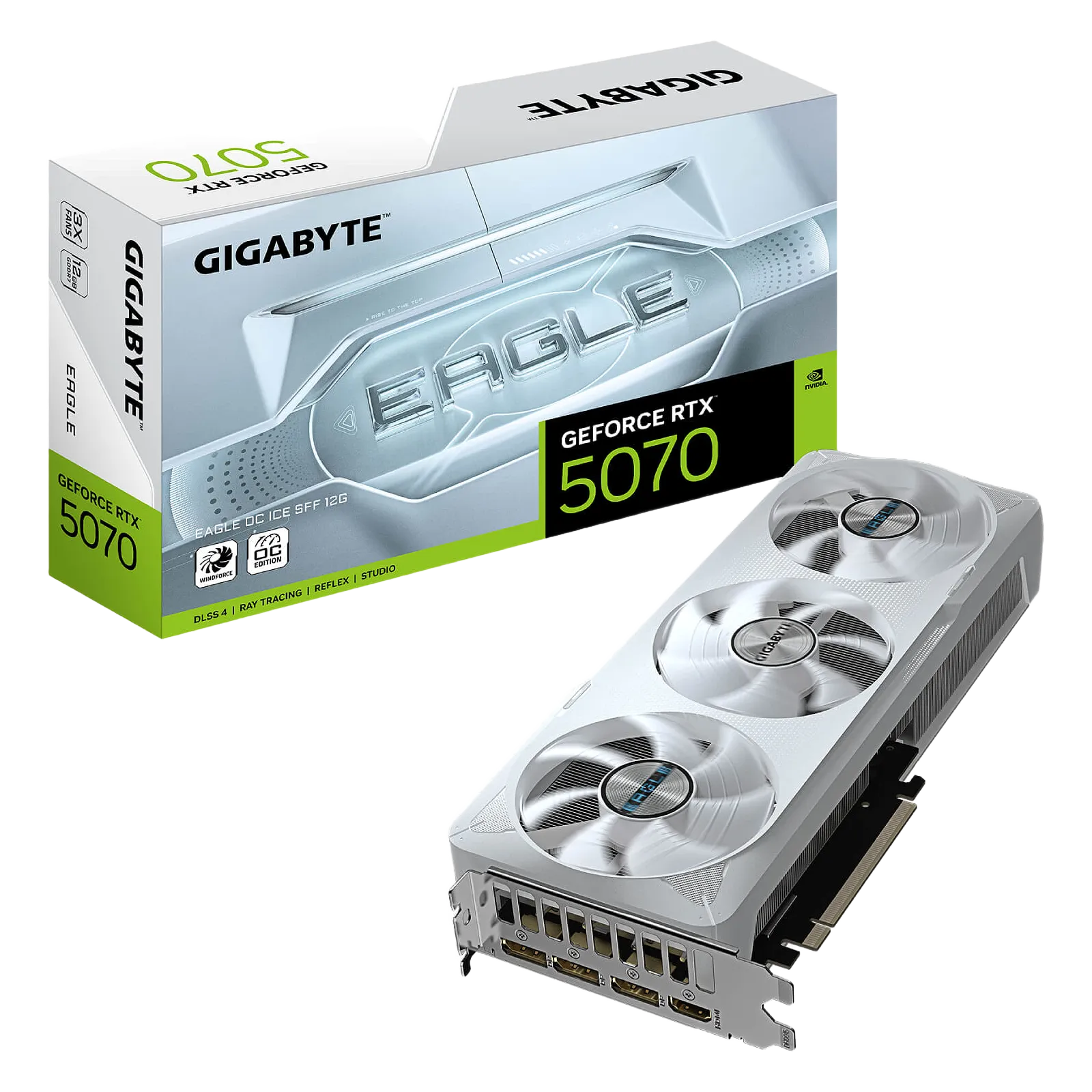 Gigabyte RTX 5070 EAGLE OC ICE SFF 12G GV-N5070EAGLEOC ICE-12GD