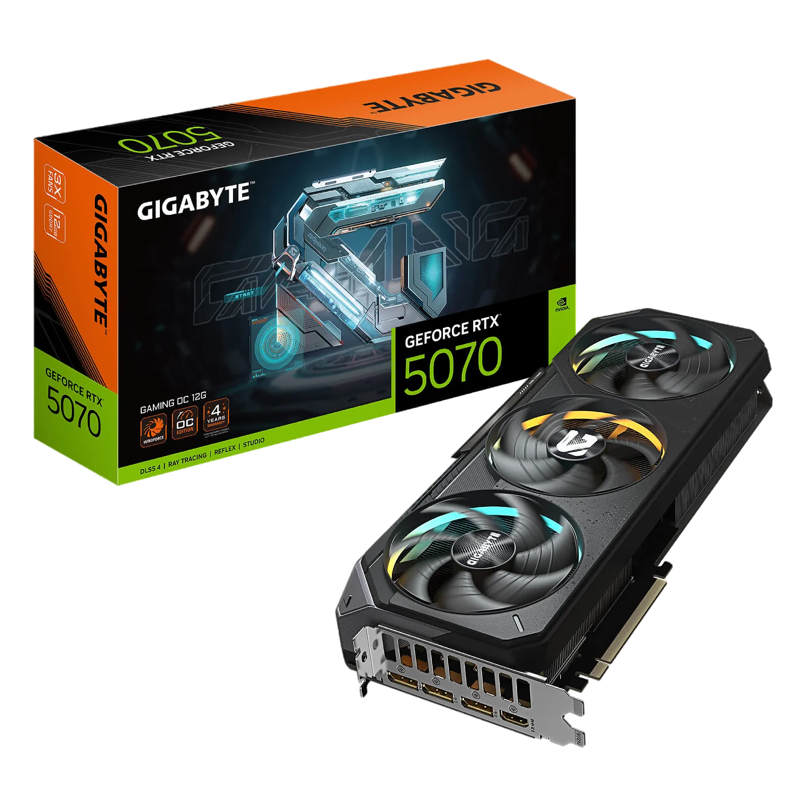 Gigabyte RTX 5070 GAMING OC 12G GV-N5070GAMING OC-12GD