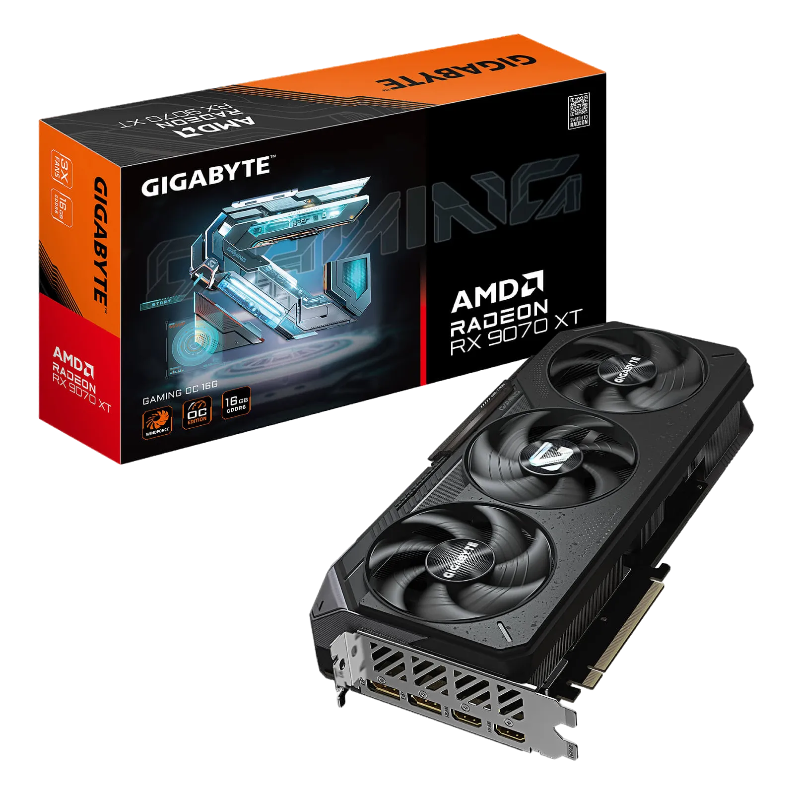 Gigabyte RX 9070 XT GAMING OC 16G GV-R9070XTGAMING-OC-16GD