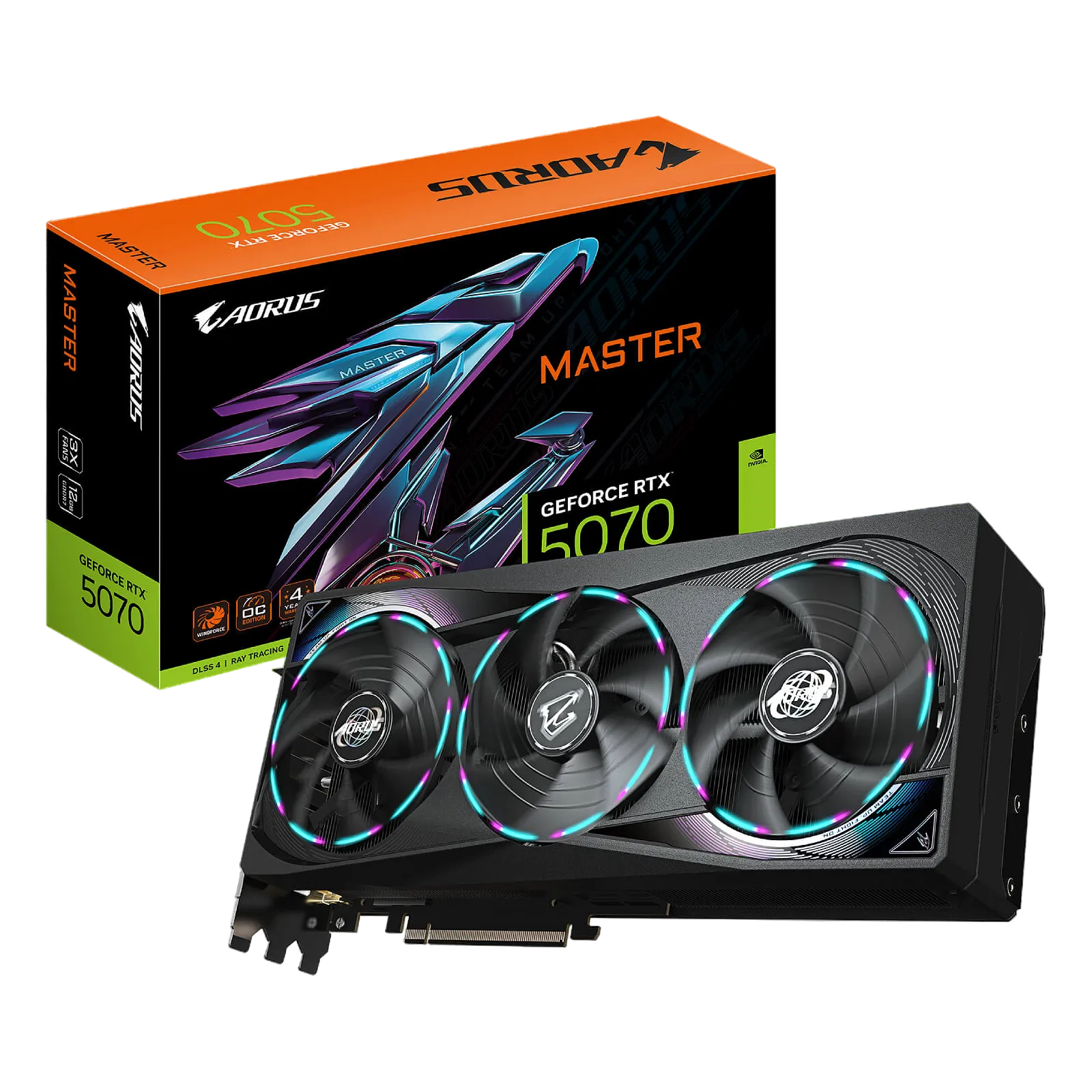 Gigabyte AORUS RTX 5070 MASTER 12G GV-N5070AORUS M-12GD