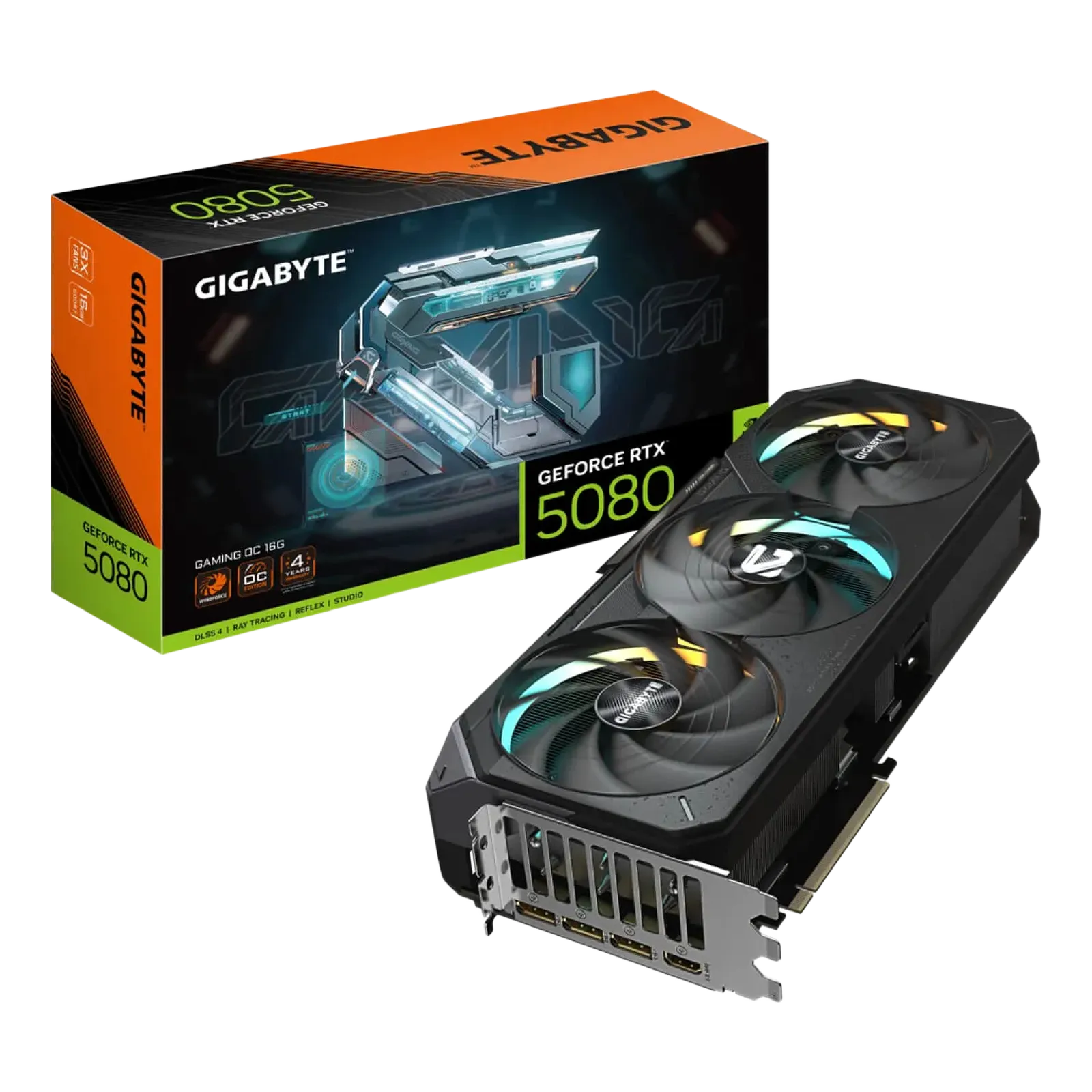 Gigabyte GeForce RTX 5080 GAMING OC 16G GV-N5080GAMING OC-16GD