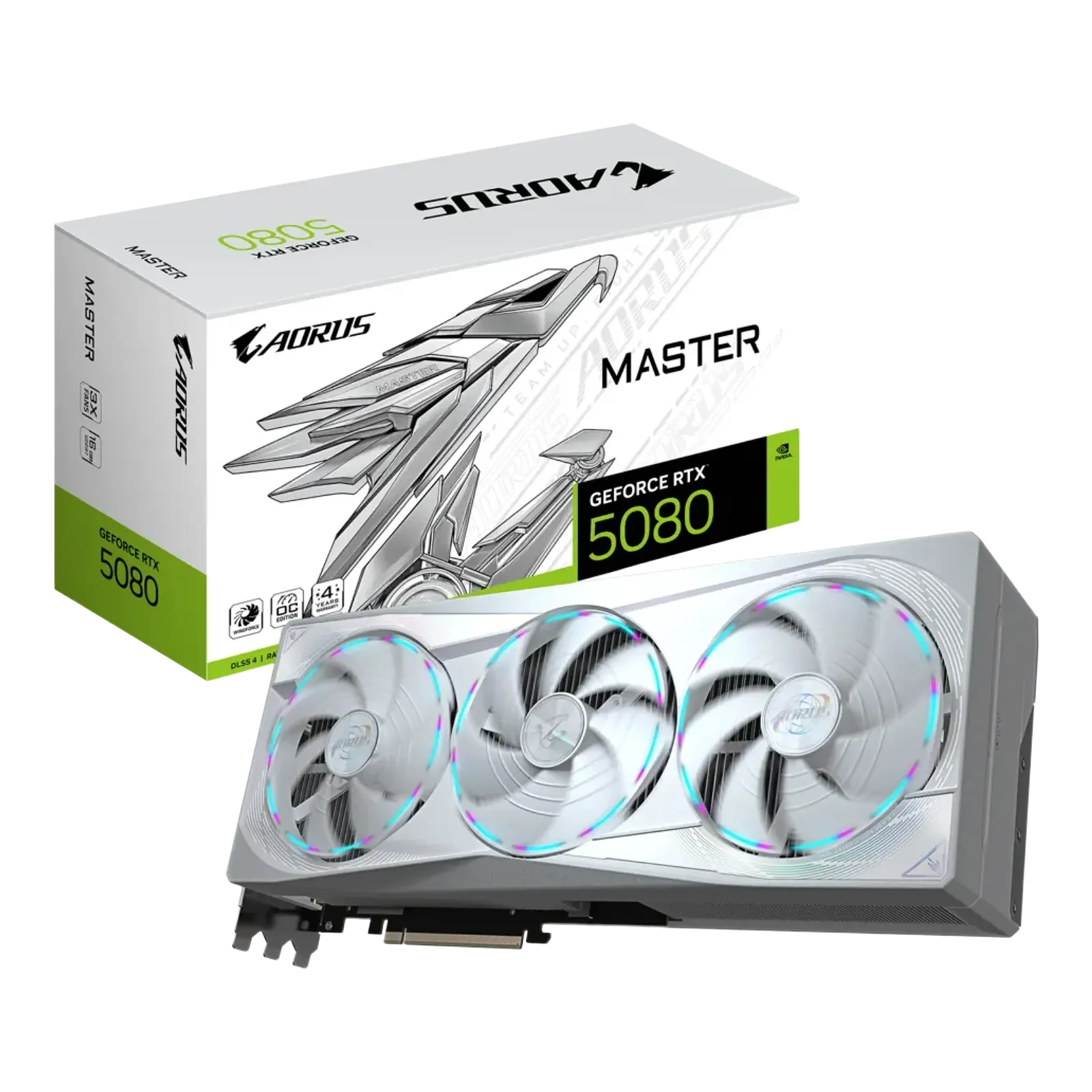 Gigabyte AORUS GeForce RTX 5080 MASTER ICE 16G GV-N5080AORUSM ICE-16GD