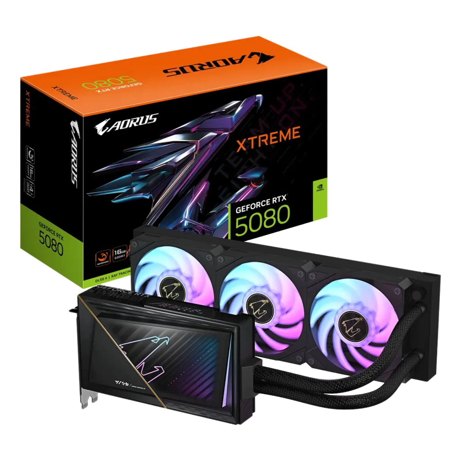 Gigabyte AORUS GeForce RTX 5080 XTREME WATERFORCE 16G GV-N5080AORUSX W-16GD