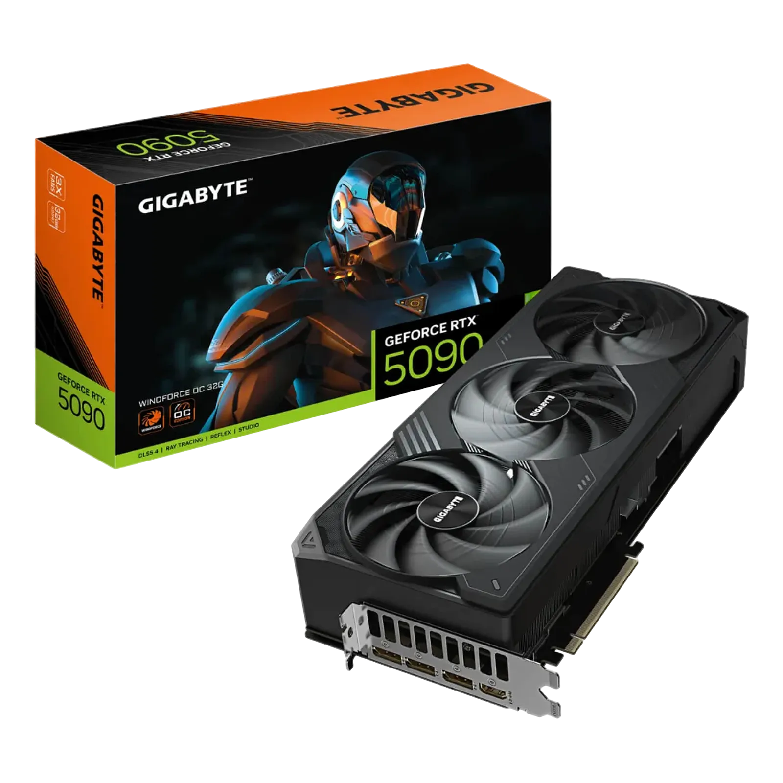 Gigabyte GeForce RTX 5090 WINDFORCE OC 32G GV-N5090WF3OC-32GD