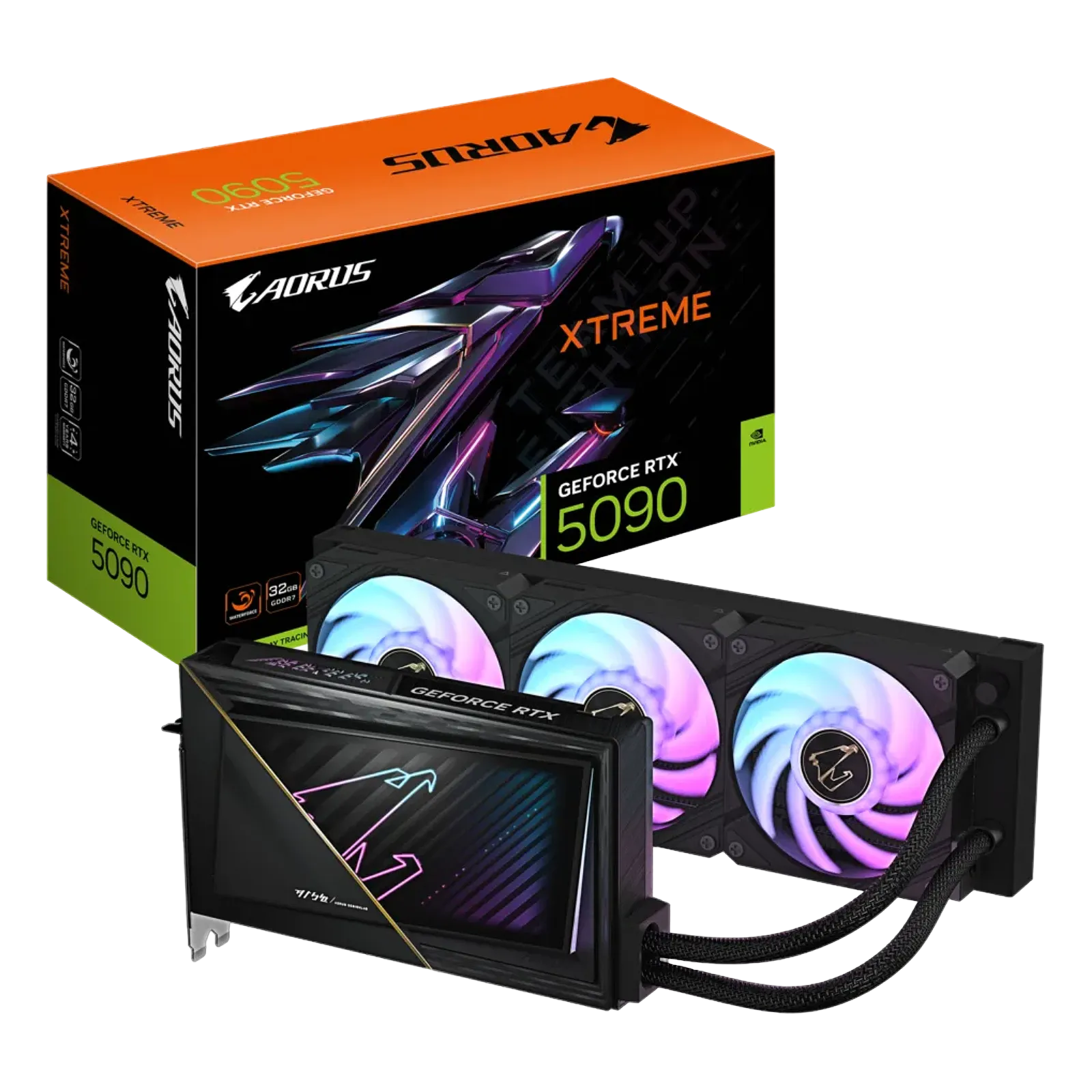 Gigabyte  AORUS GeForce RTX 5090 XTREME WATERFORCE 32G GV-N5090AORUSX W-32GD