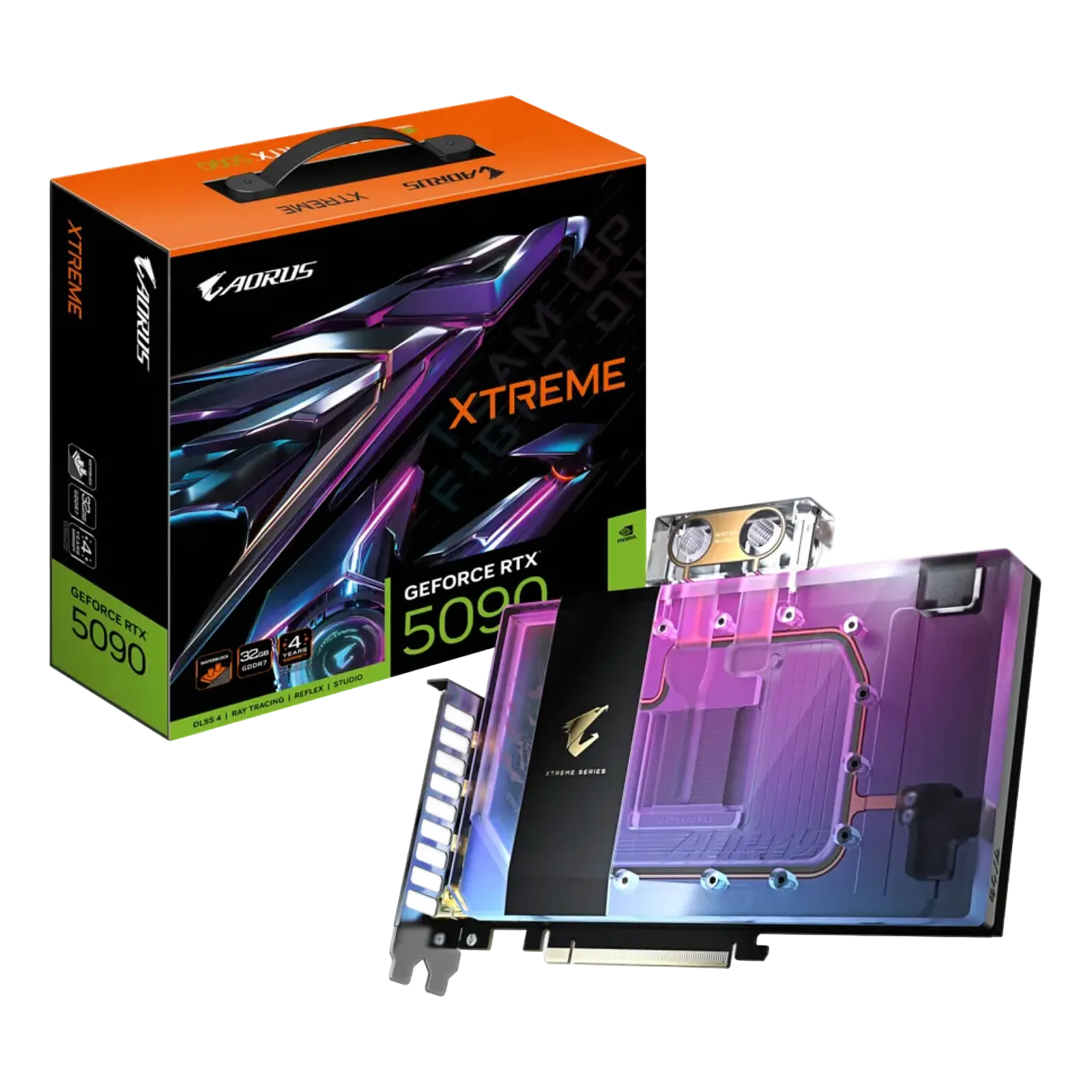 Gigabyte AORUS GeForce RTX 5090 XTREME WATERFORCE WB 32G GV-N5090AORUSX WB-32GD