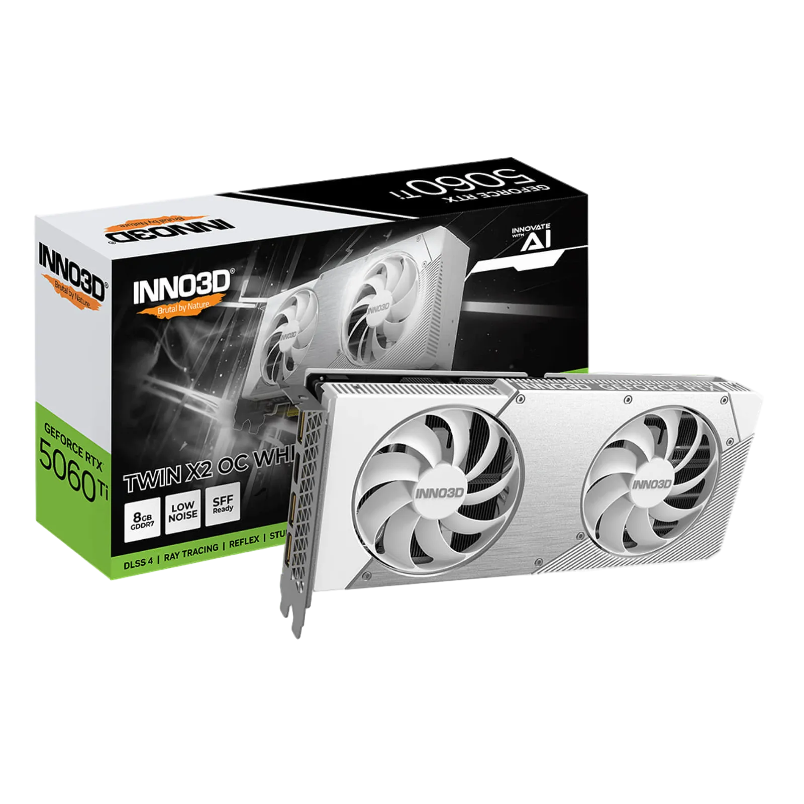 Inno3D GeForce RTX 5060 Ti 8GB TWIN X2 OC White