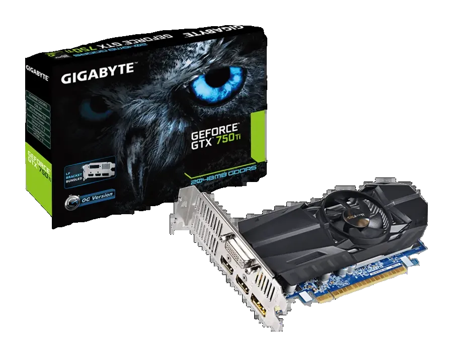 GIGABYTE GTX 750 Ti Low Profile OC