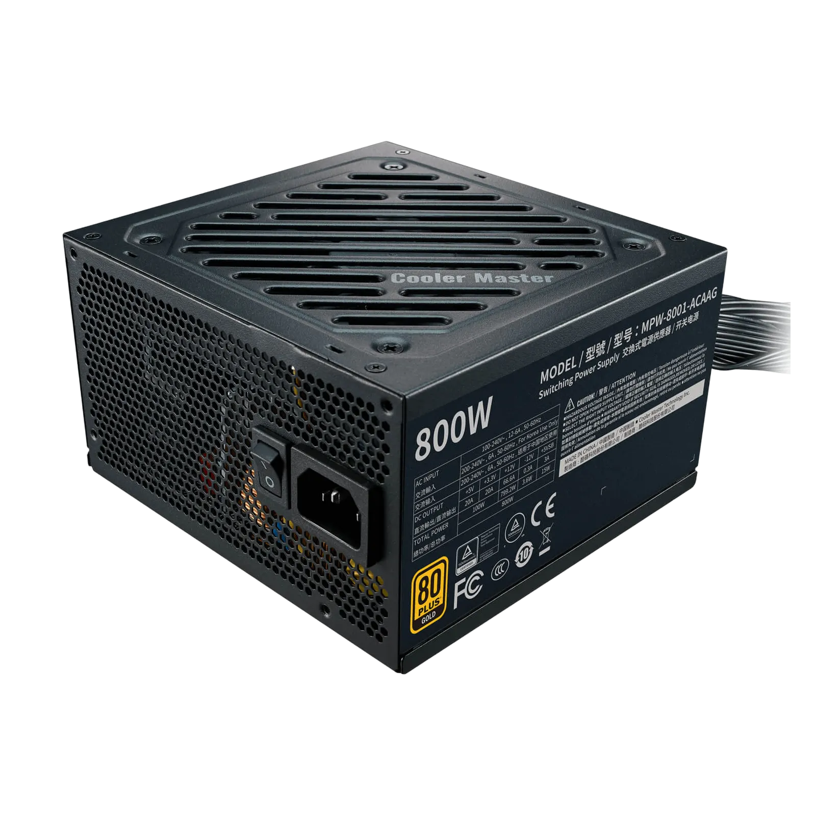 CoolerMaster G800 GOLD 800W 80+ Gold