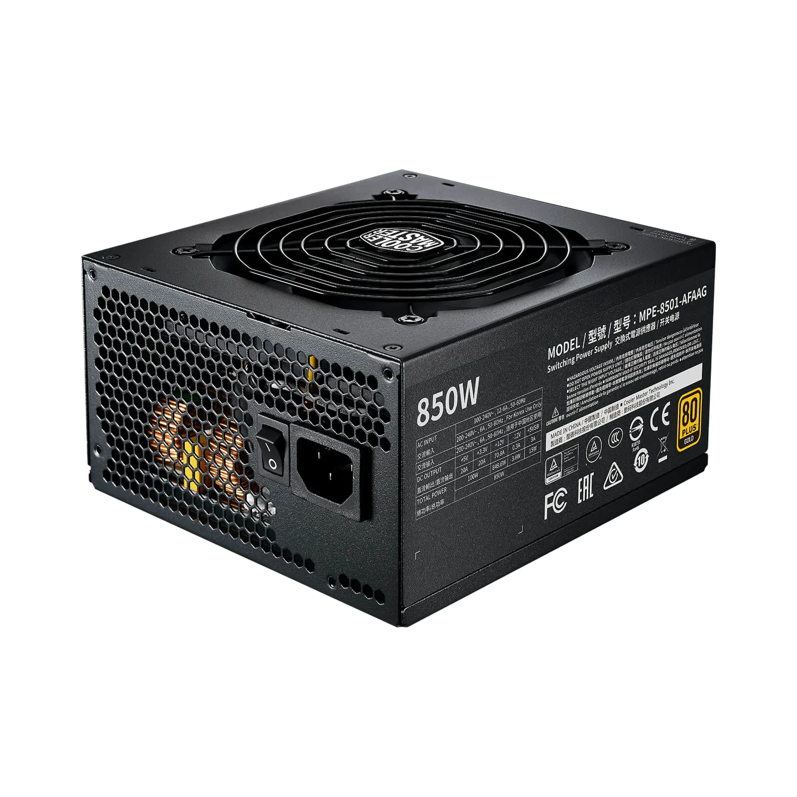 CoolerMaster MWE GOLD 850W - V2 Full Modular