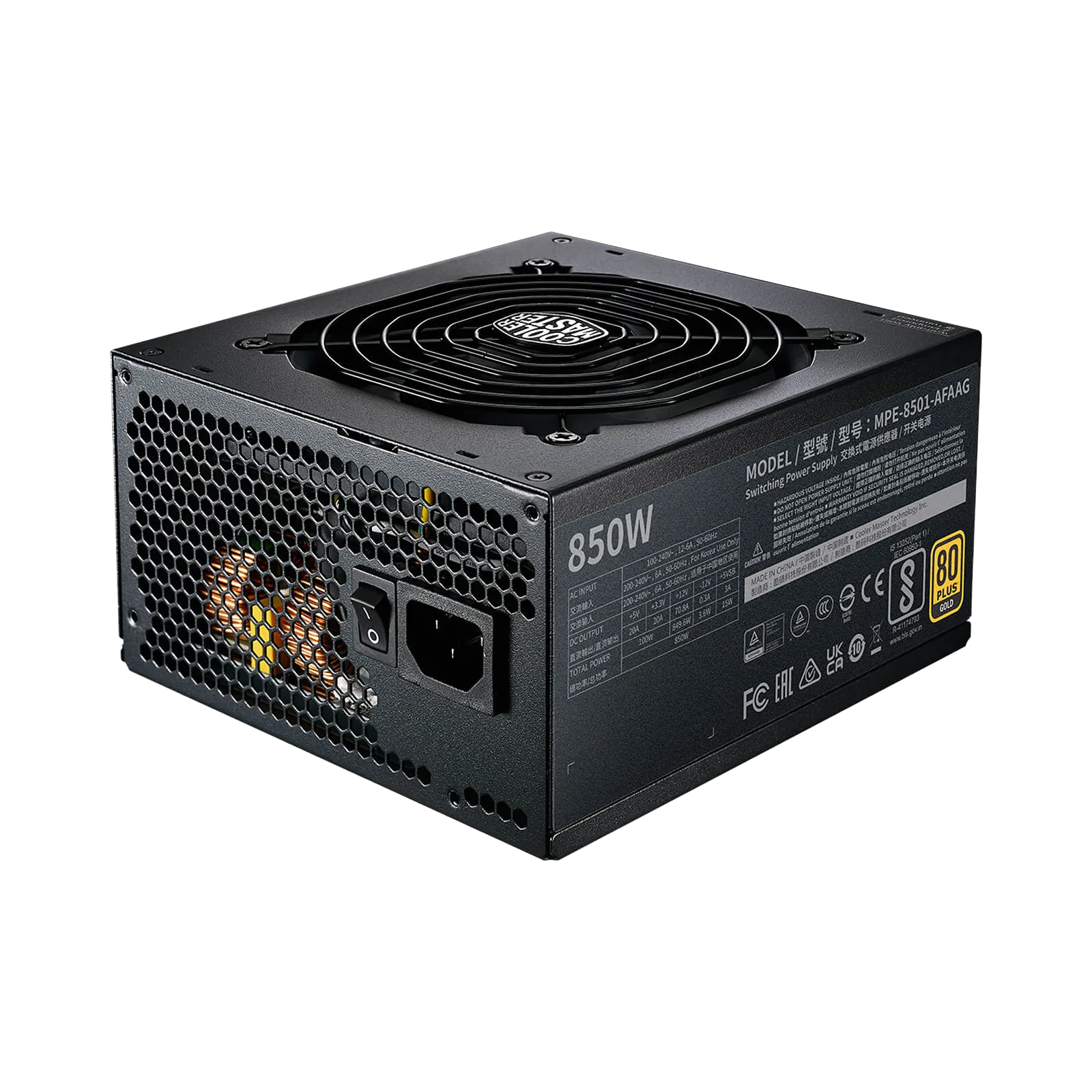 CoolerMaster MWE GOLD 850W - V2 Full Modular ATX3.0