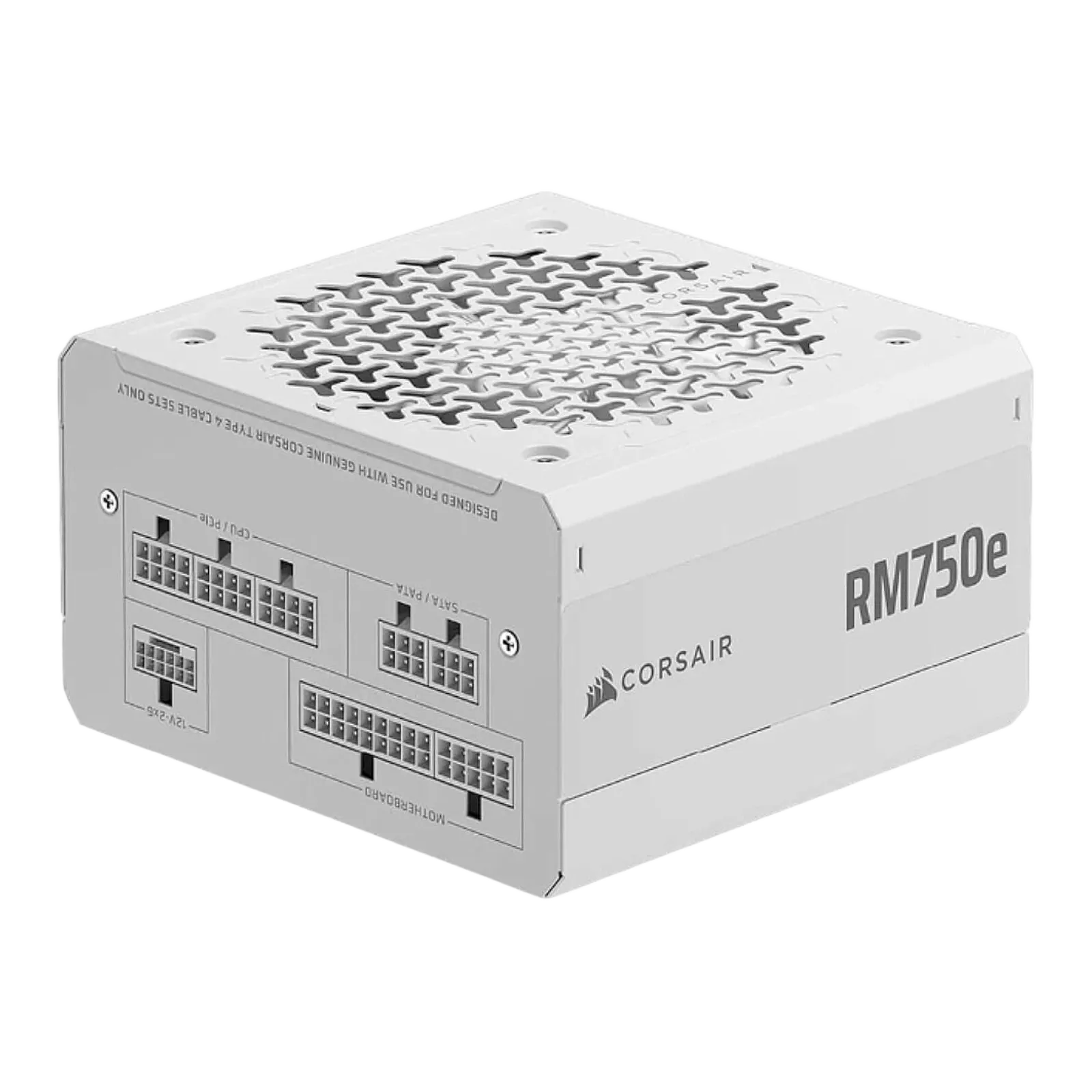 ספק כוח Corsair RM750e 750W ATX 3.1 Gold Fully Modular White