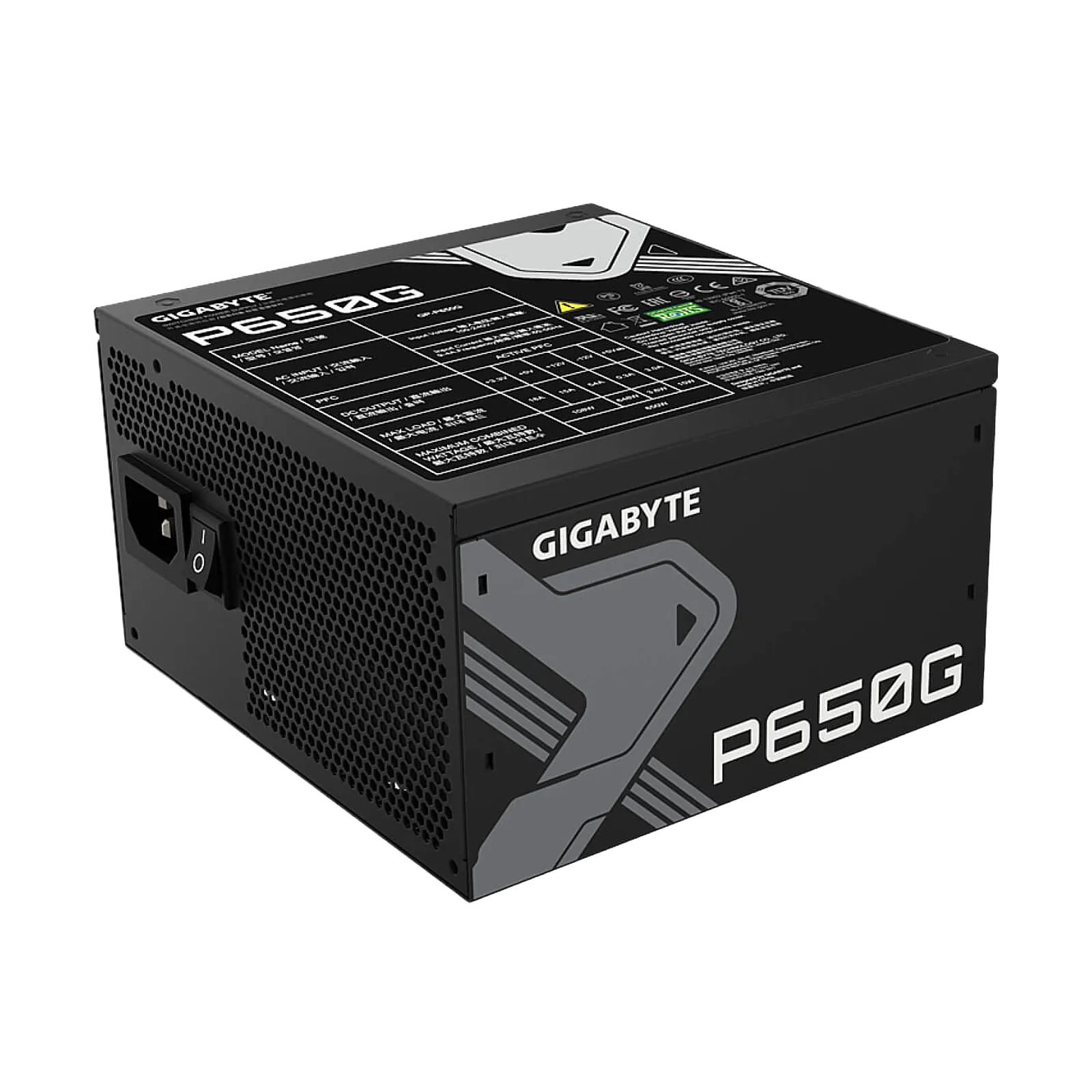 Gigabyte PSU 650W Gold 80+ P650G