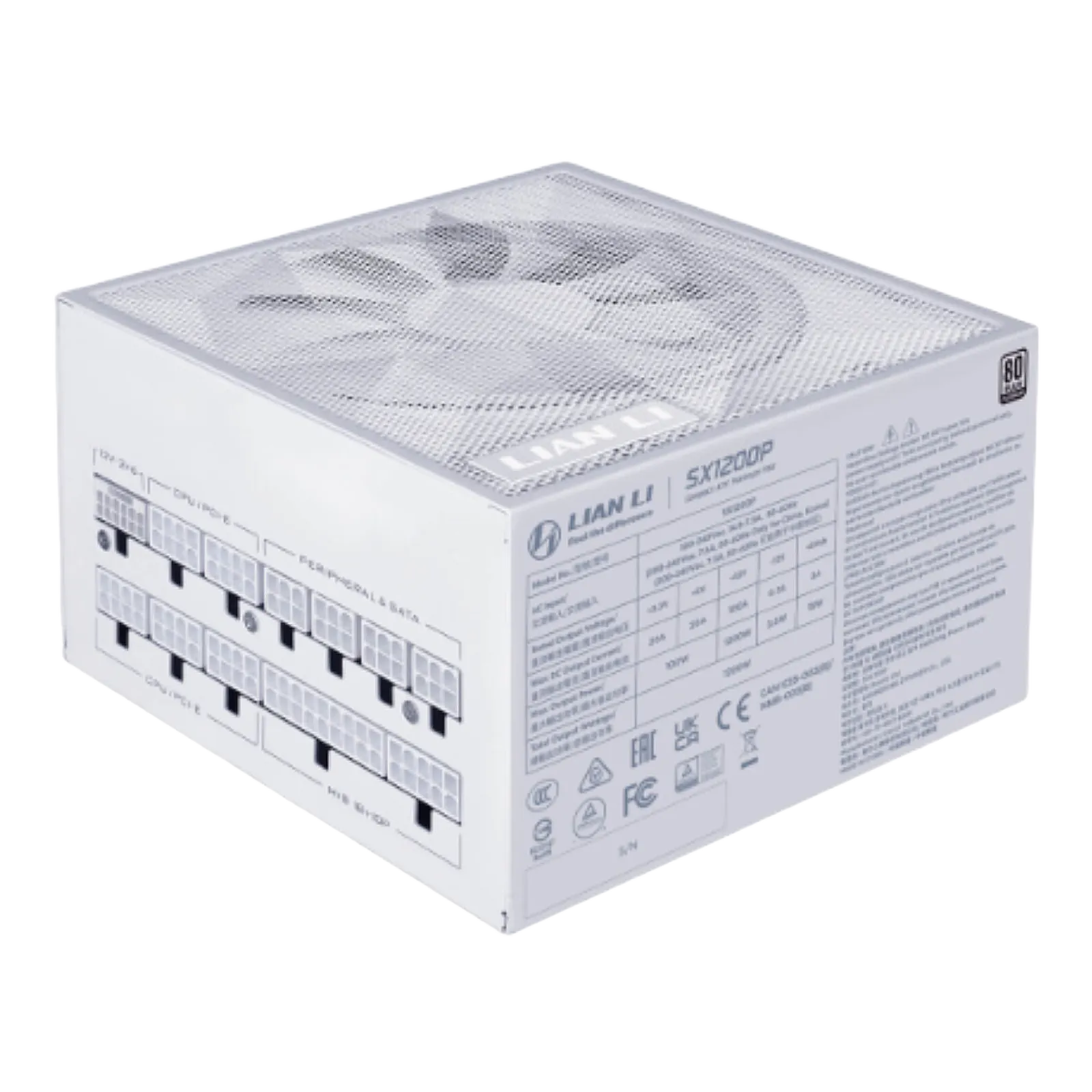 ספק כוח Lian-Li SX 1200W Platinum White