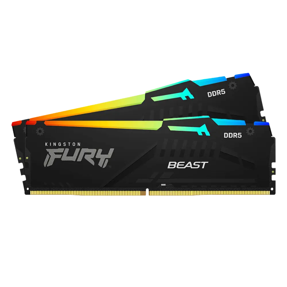 Kingston FURY Beast RGB DDR5 32GB (2x16GB) 6000 CL36 EXPO/XMP 3.0