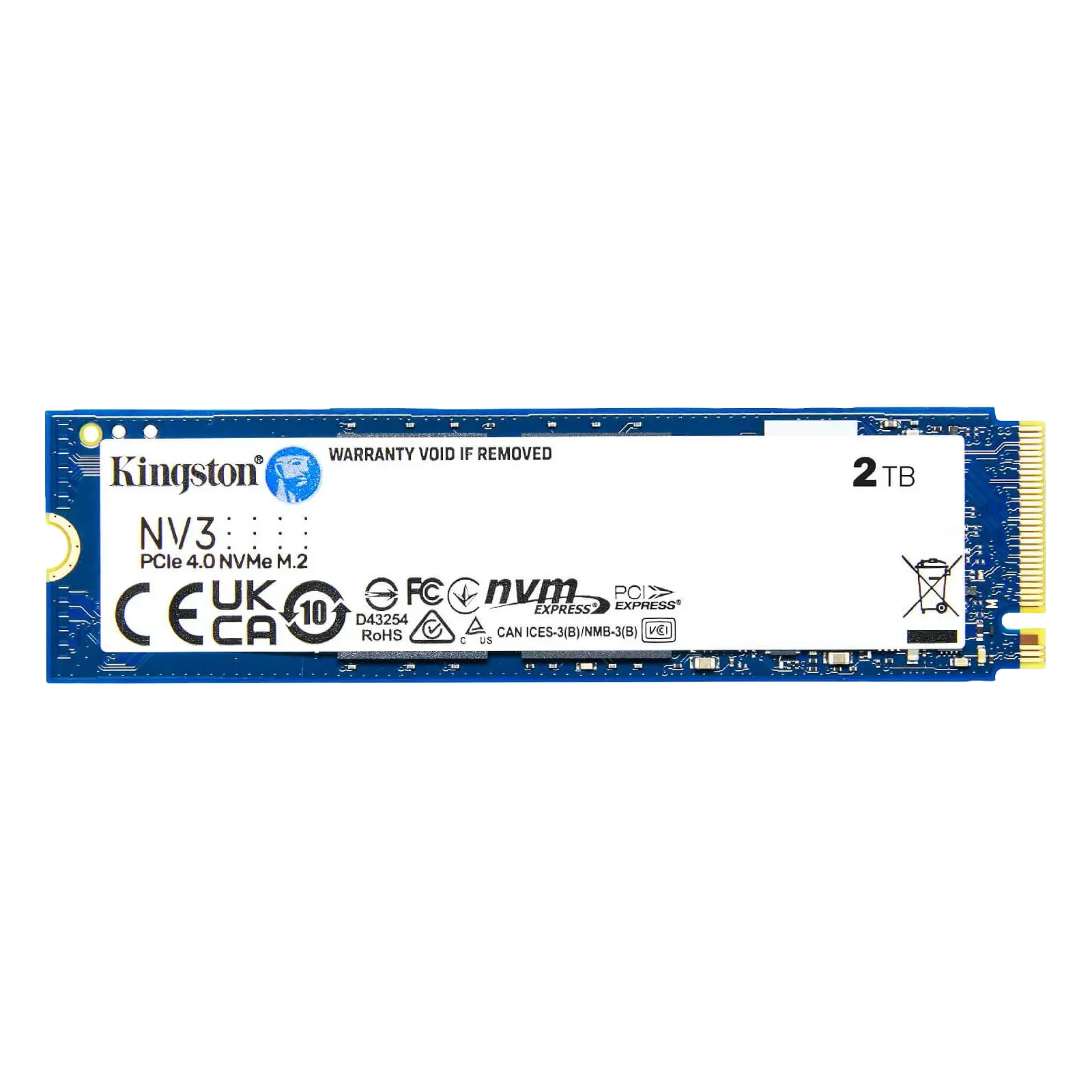 Kingston 2.0TB SSD NV3 M.2 2280 PCIe 4.0 NVMe