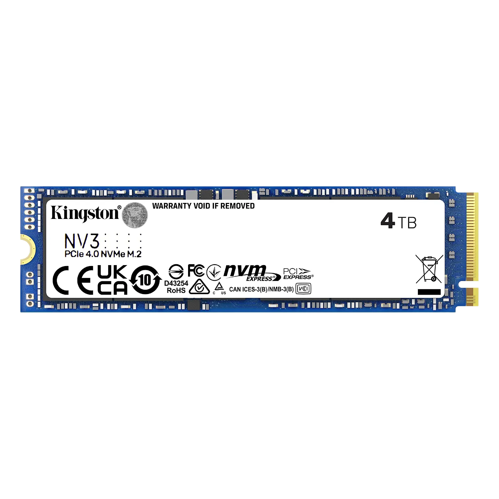 Kingston 4.0TB SSD NV3 M.2 2280 PCIe 4.0 NVMe