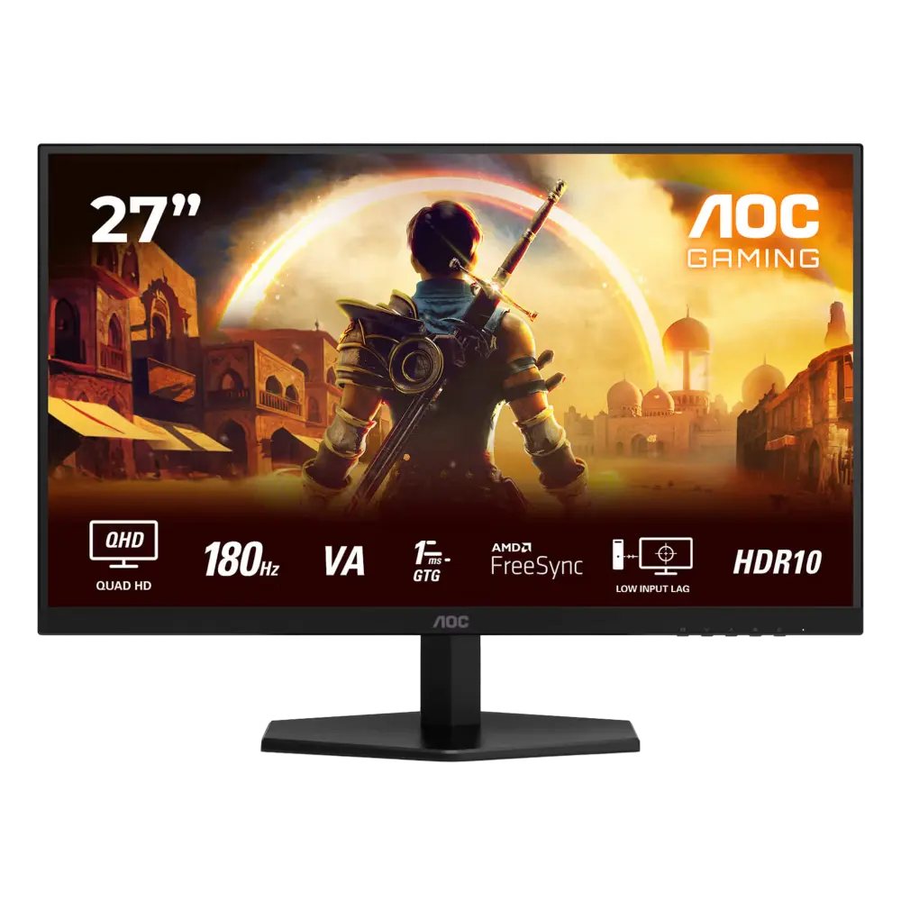 מסך מחשב לגיימינג AOC 27" VA QHD 180Hz 0.5ms