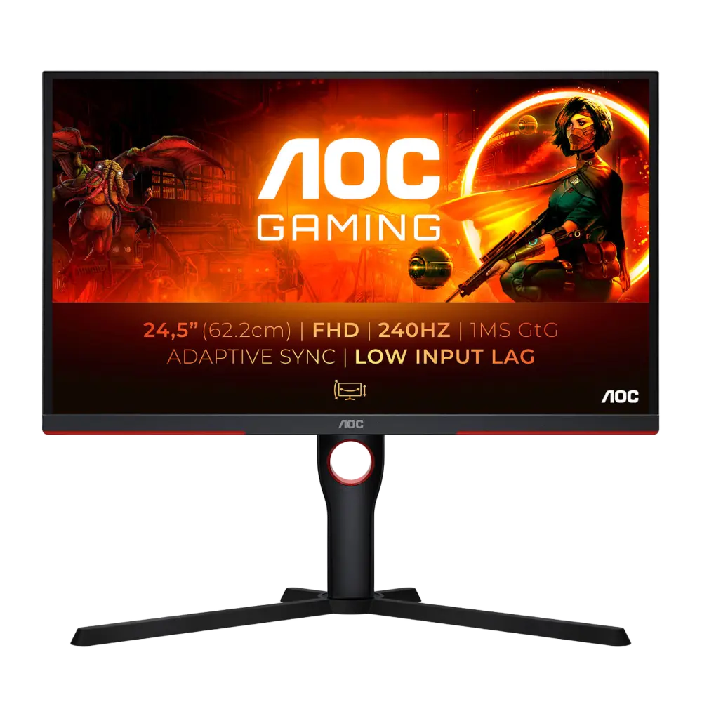 מסך מחשב לגיימינג AOC 24.5" 25G3ZM VA FHD 240Hz 0.5ms