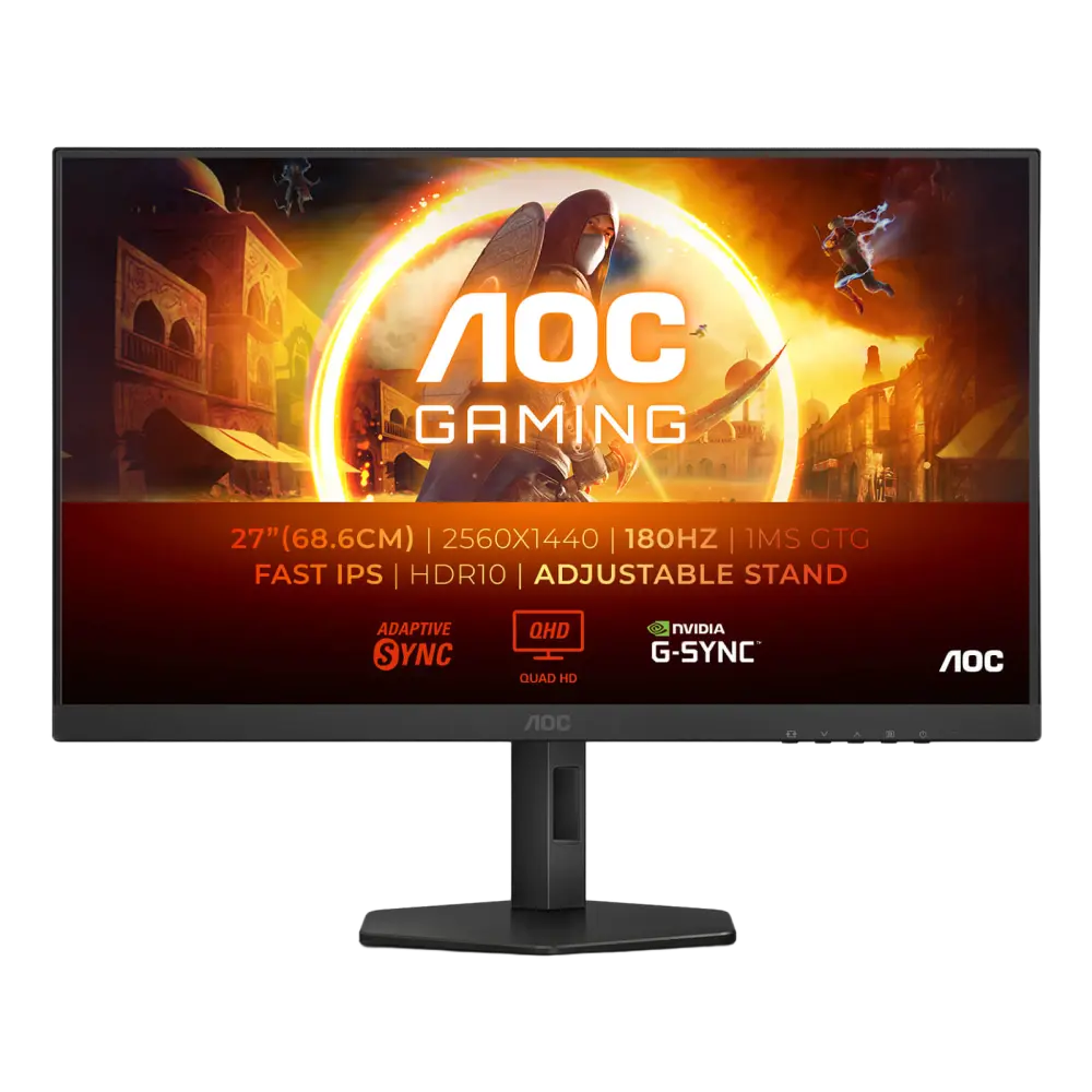מסך מחשב לגיימינג AOC 27" Q27G4XF IPS QHD 180Hz 0.5ms