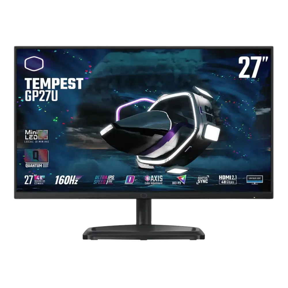 מסך מחשב לגיימינג CoolerMaster 27" Tempest GP27U IPS 4K UHD 160Hz 1ms