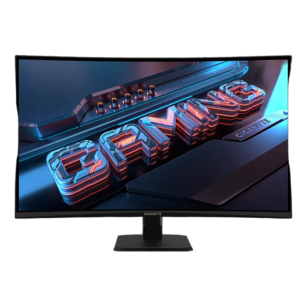 מסך מחשב קעור לגיימינג Gigabyte 31.5" GS32QCA VA QHD 180Hz 1ms 1500R
