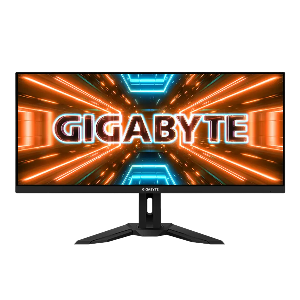 מסך מחשב לגיימינג - עם פיקסל שרוף Gigabyte 34" M34WQ IPS WQHD 144Hz 1ms