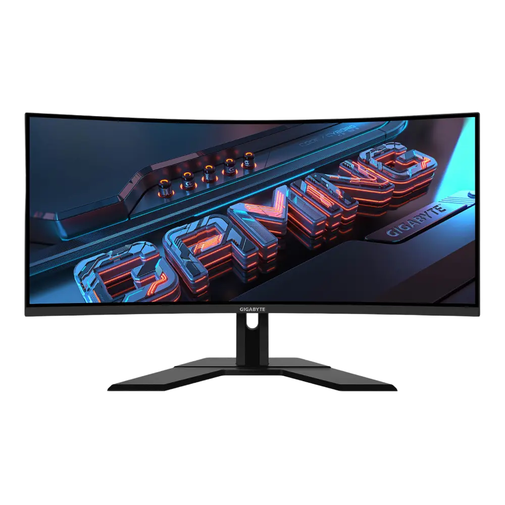 מסך מחשב קעור לגיימינג Gigabyte 34" VA QHD 180Hz 1ms 1500R