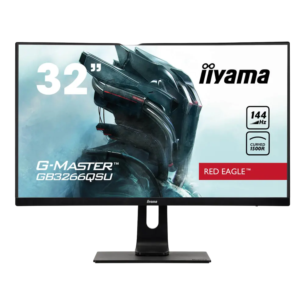 מסך מחשב קעור לגיימינג IIYAMA 31.5" G-Master VA WQHD 144Hz 1ms 1800R