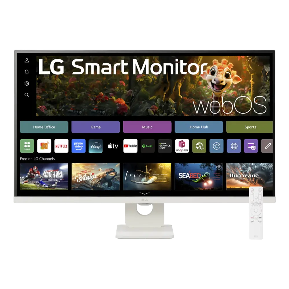 מסך מחשב LG 31.5" Smart Monitor VA 4K UHD 60Hz 5ms