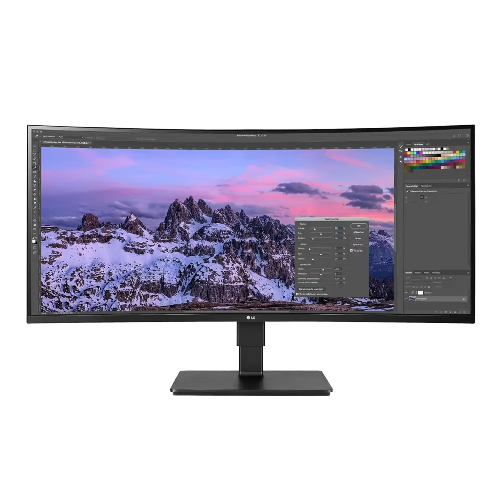 מסך מחשב קעור LG 35" UltraWide VA QHD 100Hz 5ms 1800R