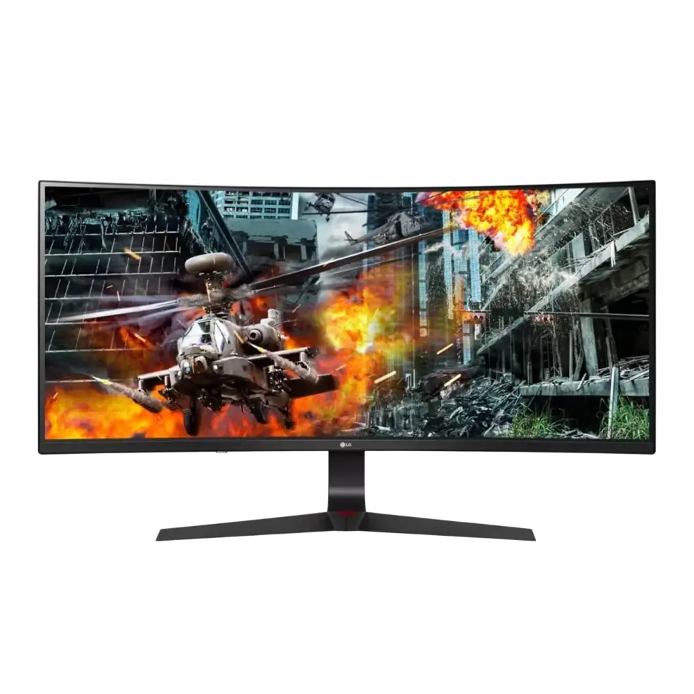 מסך מחשב קעור לגיימינג LG 34" UltraGear IPS WFHD 144Hz 5ms 3800R