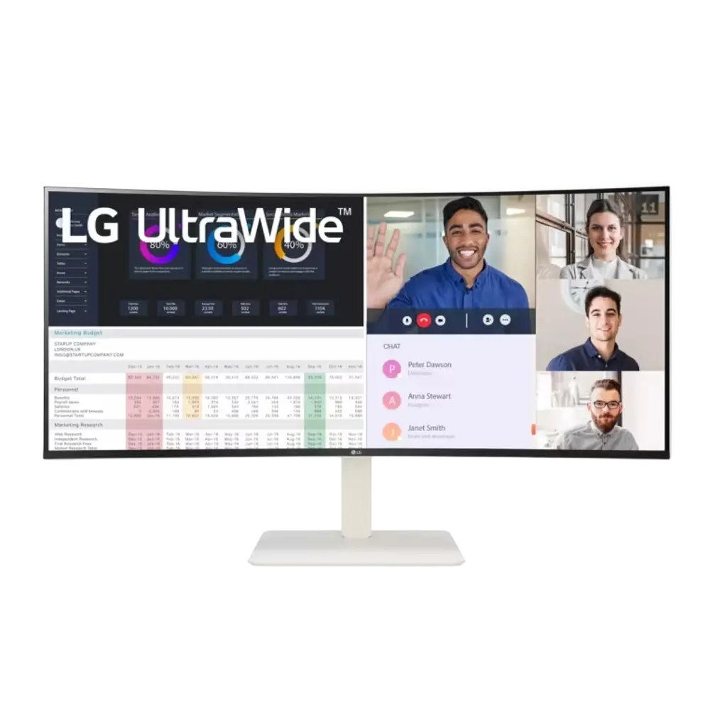 מסך מחשב קעור - עם פיקסל שרוף LG 38" UltraWide IPS WQHD 144Hz 1ms 2300R