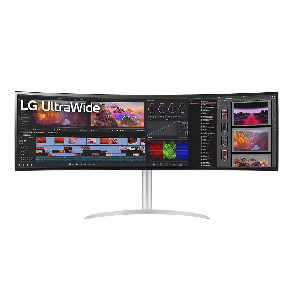 מסך מחשב קעור LG 49" UltraWide IPS DQHD 144Hz 5ms 3800R