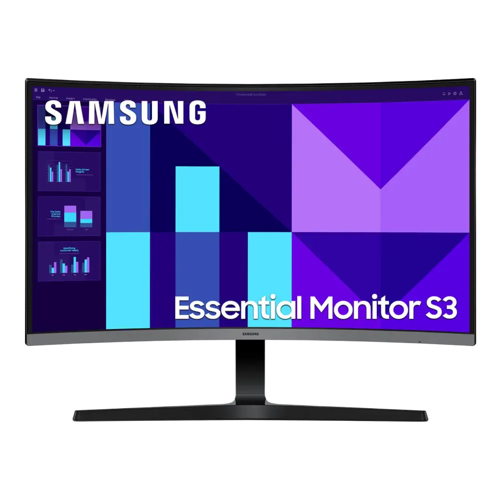 מסך מחשב קעור Samsung 27" S3 VA FHD 100Hz 4ms 1800R