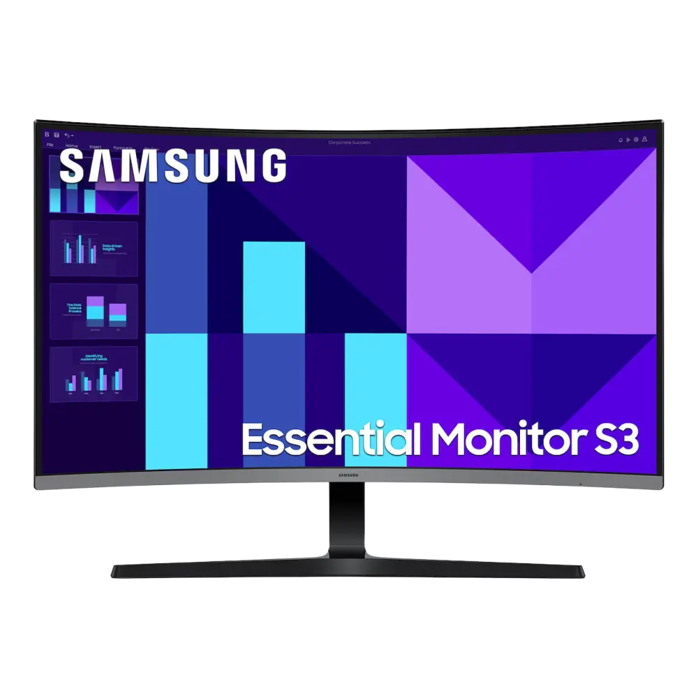 מסך מחשב קעור Samsung 32" S3 VA FHD 100Hz 4ms 1500R