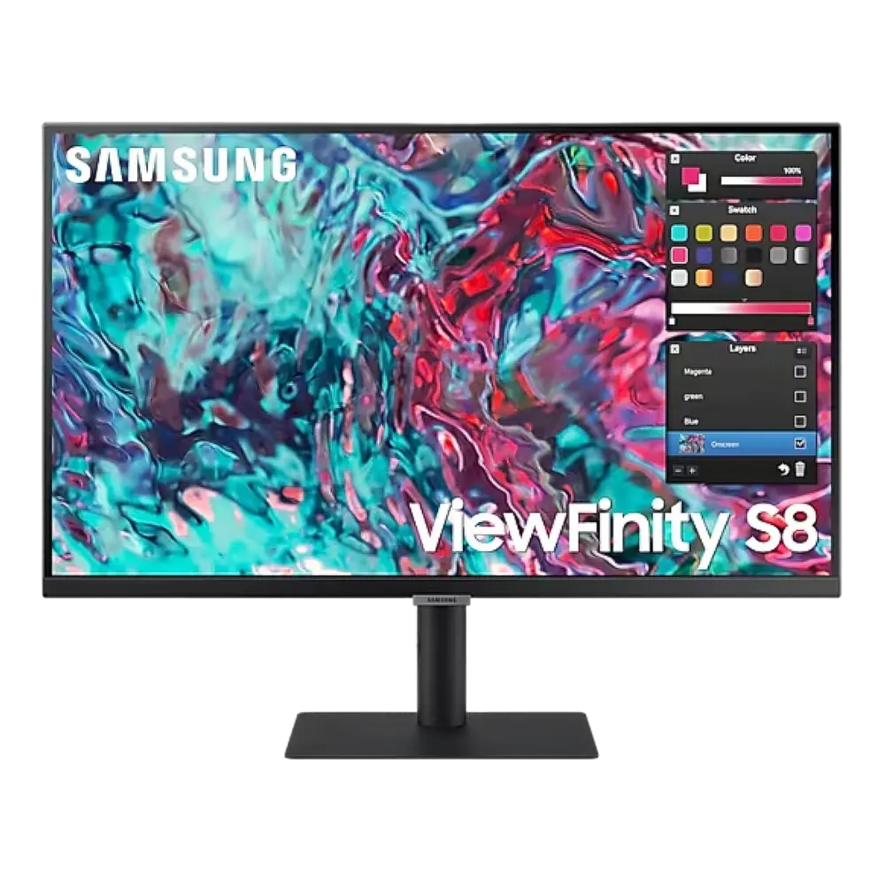 מסך מחשב Samsung 27" ViewFinity S8 IPS 4K UHD 60Hz 5ms