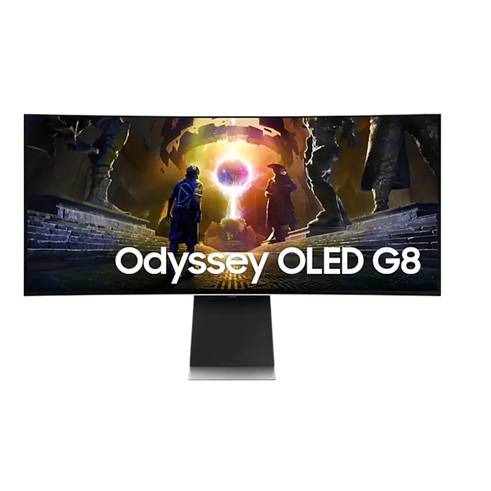 מסך מחשב קעור לגיימינג Samsung 34" Odyssey G8 OLED QHD 175Hz 0.03ms 1800R